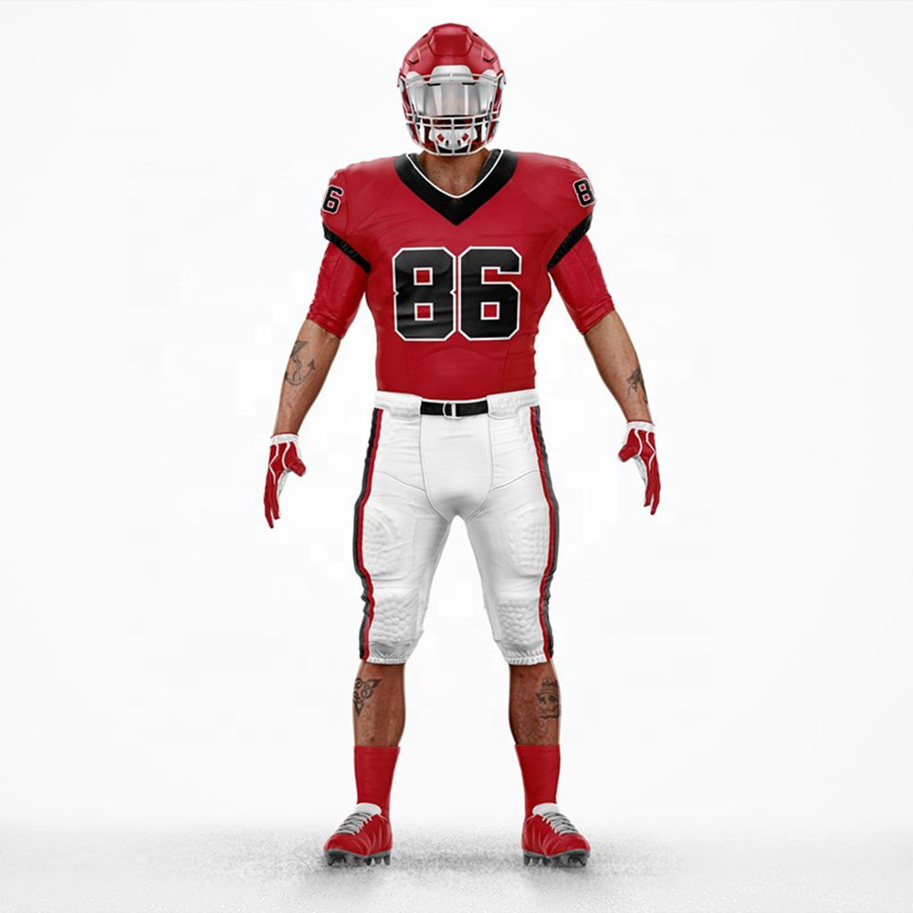 National Apparels New Top Embroidered American Stitched Football Jersey Support Personal Customization Customized Embroidered Logos